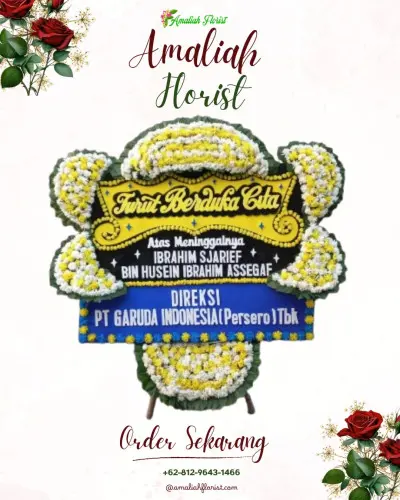 Papan Bunga Duka di Cikutra